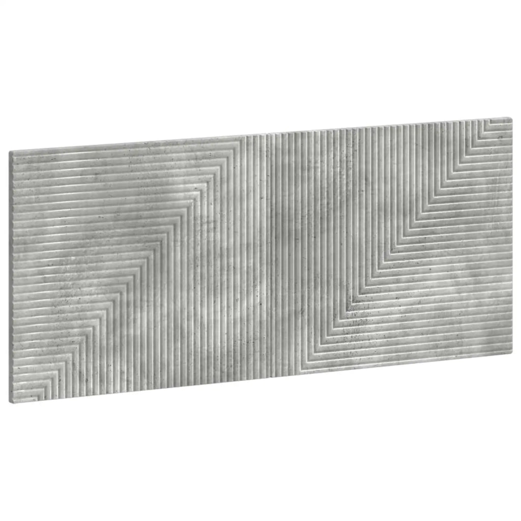 Testiera da Muro HAARLEM Grigio Cemento Legno ingegnerizzato 896968