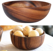 Fruitiera creativa in legno per la sala da pranzo - cesta di frutta in legno massello
