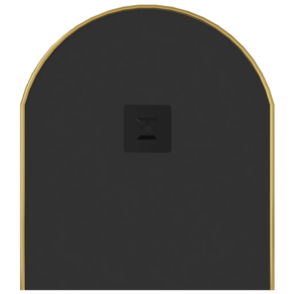 Specchio da Parete Dorato 80x35 cm Ovale 348199
