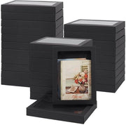 Scatole per archiviazione 30 pezzi - Scatola cartonata - 18,7 x 13,6 x 2,6 cm - Finestra trasparente - Adatto per cartoline/Foto - Protezione contro la polvere - Scatola di archiviazione