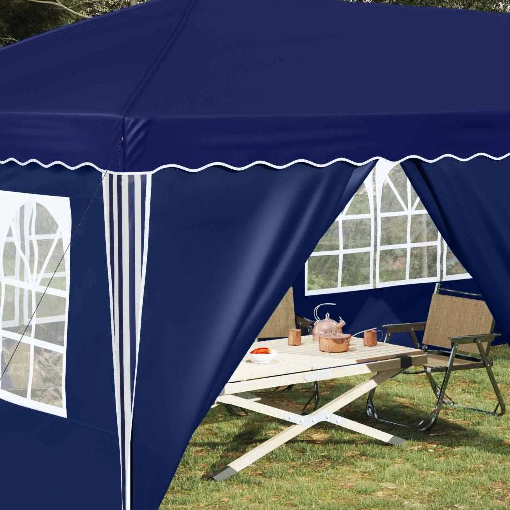 Tenda per feste a pop-up 575 x 288 x 245 cm Blu