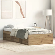 Giroletto senza Materasso Rovere Artigianale 90x190cm 3328826