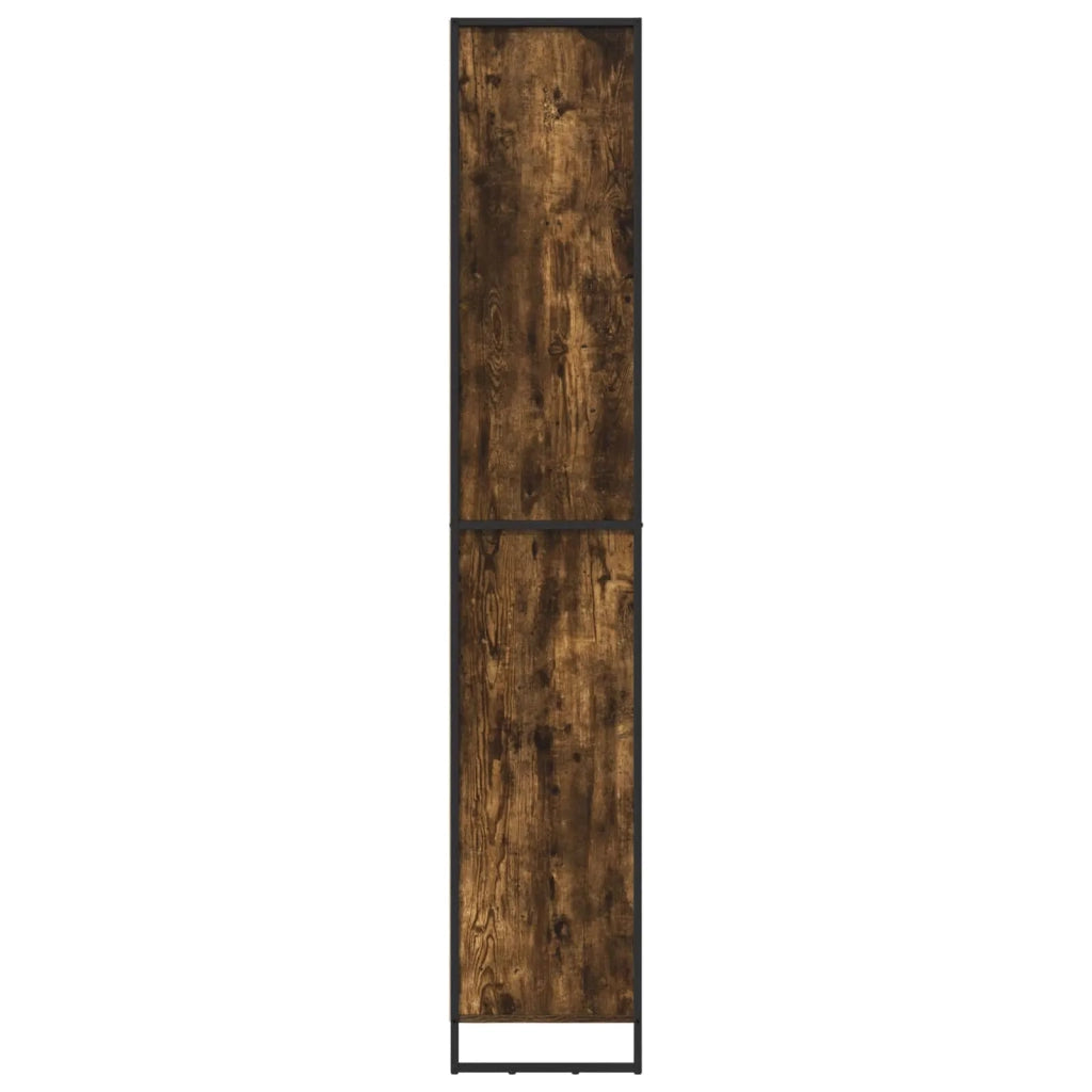 Armadi alti 2 pcs Quercia Fumosa 60 x 36 x 200 cm