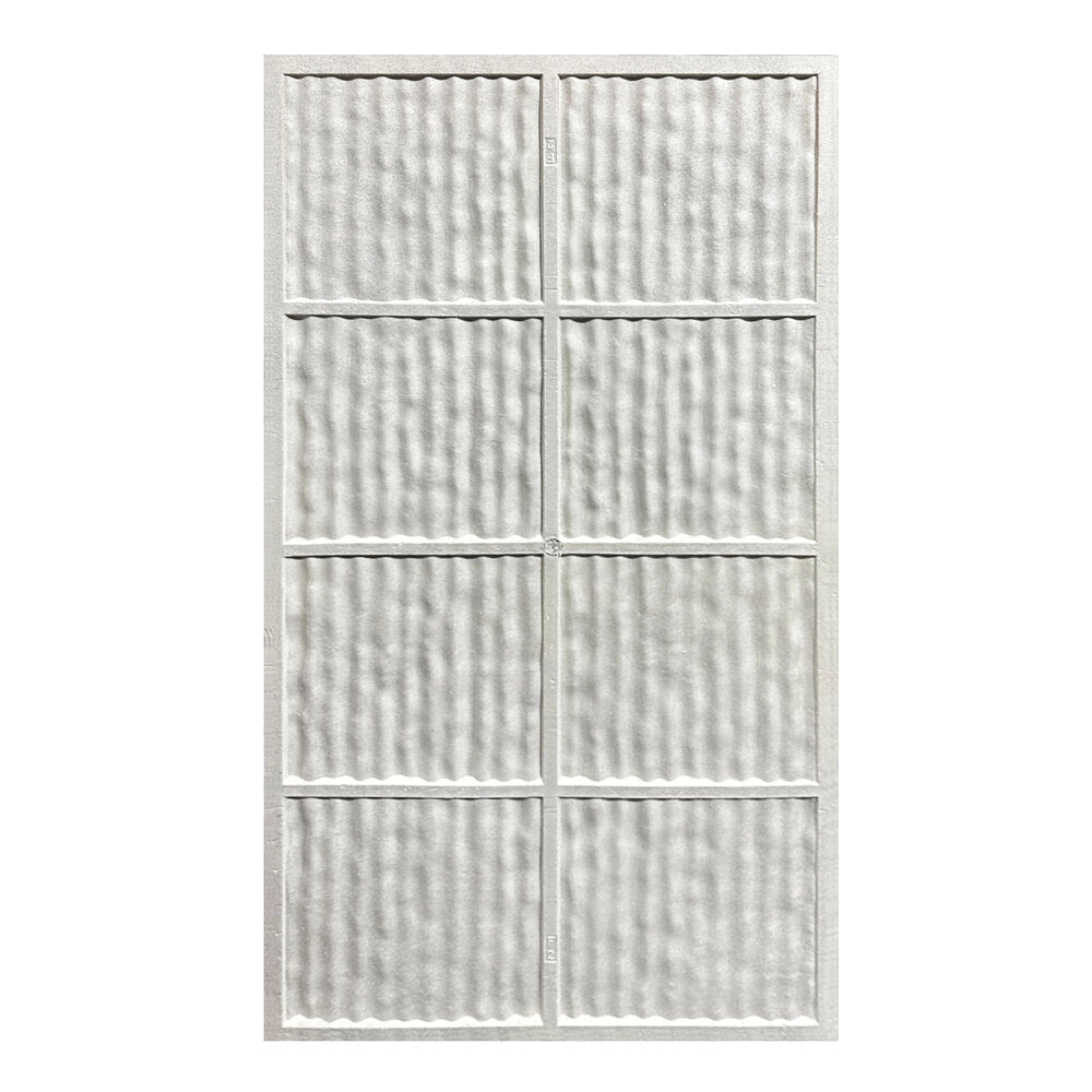 Set 12 Pannelli Decorativi Area 8,6 mq 120x60x2,5 cm Rivestimento Murale Effetto Pietra Graffiata 3D in PU Ossidana
