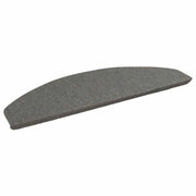 Tappetini per scale autoadesivi 15 pcs Grigio 80 x 28 x 3,5 cm 42040596