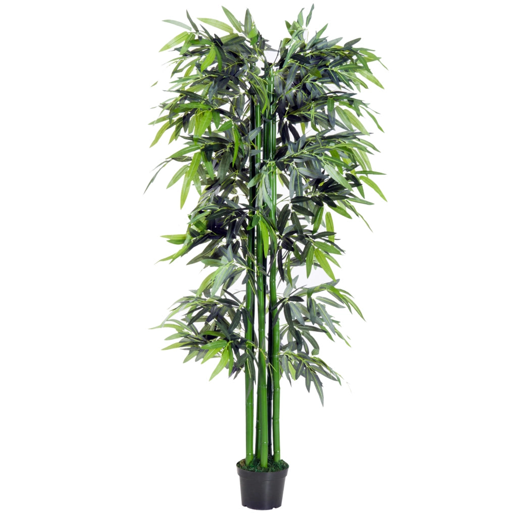 Pianta Artificiale Bamb¨´ in Vaso ¨C Minimal ¨C Verde 180cm