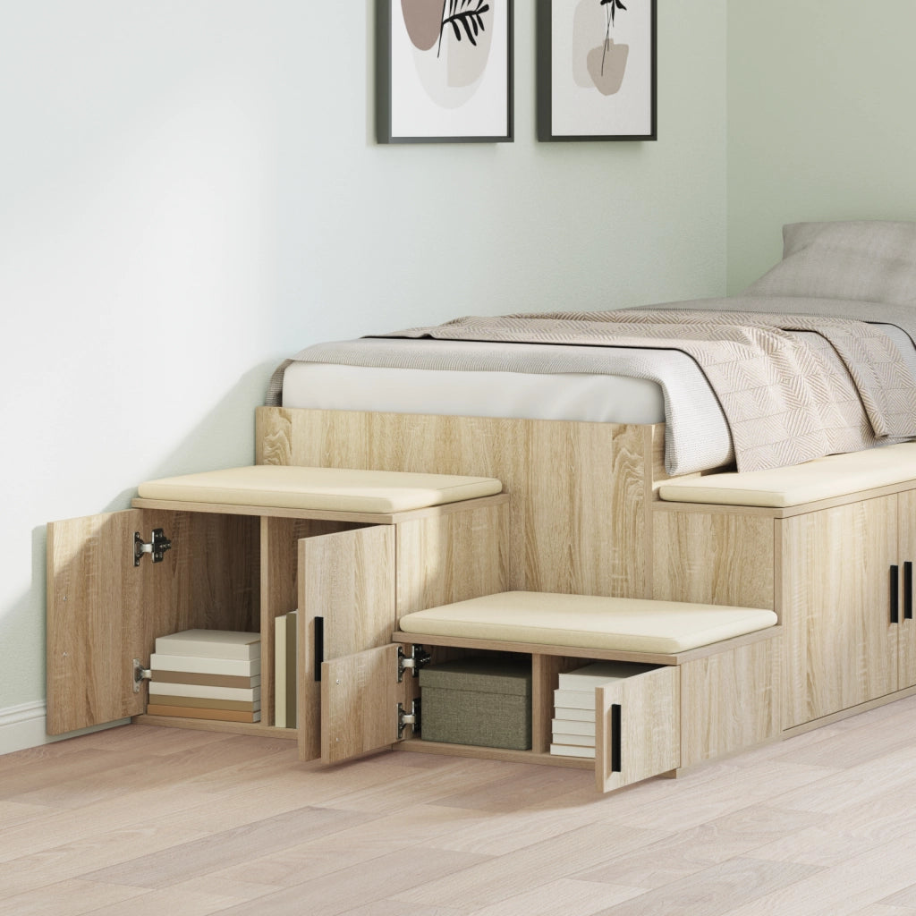 Armadio di Stoccaggio  in Rovere Sonoma 108x41x40 cm in Legno Ingegnerizzato