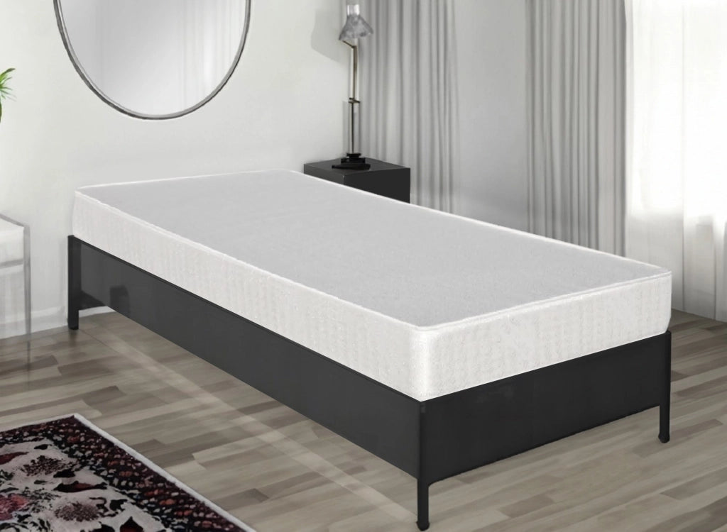 Materasso singolo Tedalda, Materasso in Poliuretano espanso, Materasso arrotolato sottovuoto, Made in Italy, Cm 80x190h18