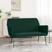 Panca Verde Scuro 108x79x79 cm in Velluto 351384