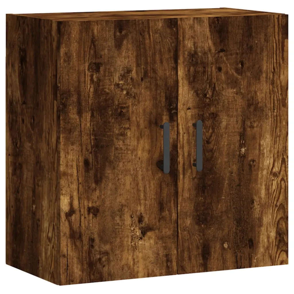 Armadietto a Muro | Mobile a Parete Rovere Fumo 60x31x60 cm in Legno Multistrato