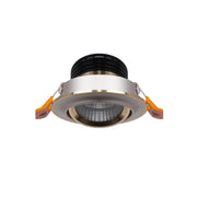 Faretto da incasso orientabile dorato 5w 6000K luce fredda