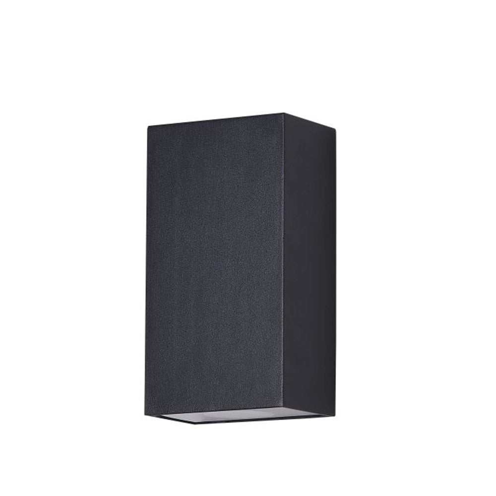 Lampada Da Parete Moderna Da Esterno Metallo Nero Luce Led 6W Ip54 3000K