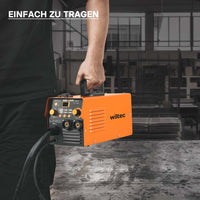 Saldatrice digitale IGBT 120A per saldatura MIG, MMA, FCAW, TIG