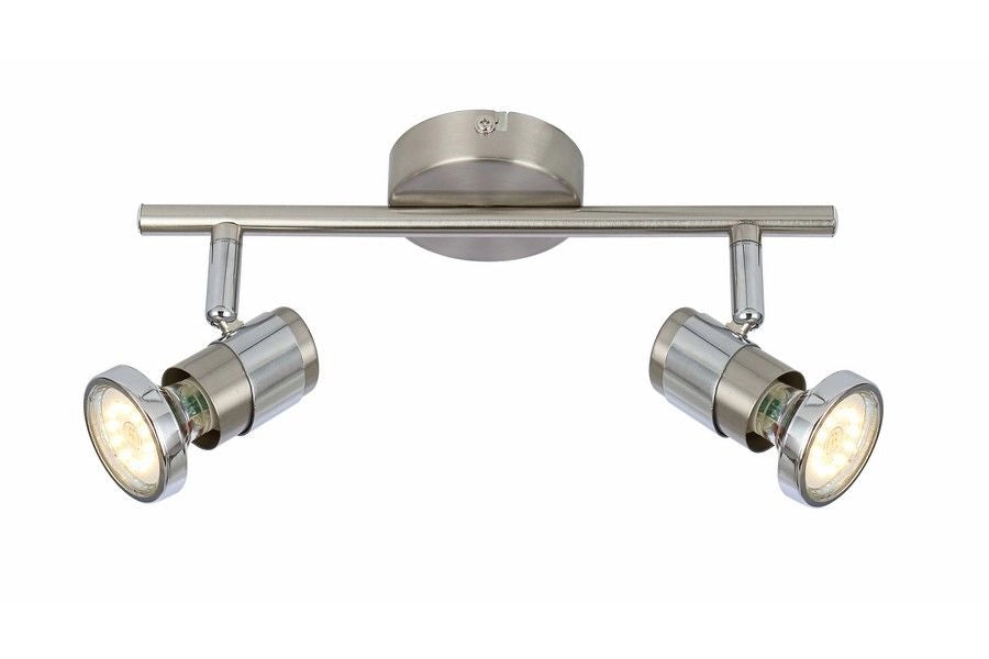 Plafoniera industriale Reality Emina 2, 2xGU10 grigia
