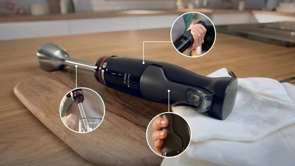 Bosch Serie 4 MSM4B621 Frullatore a immersione ErgoMaster 1000 W Nero, antracite