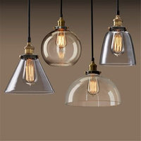 Lampada Da Soffitto Pensile Di Vetro Verto C