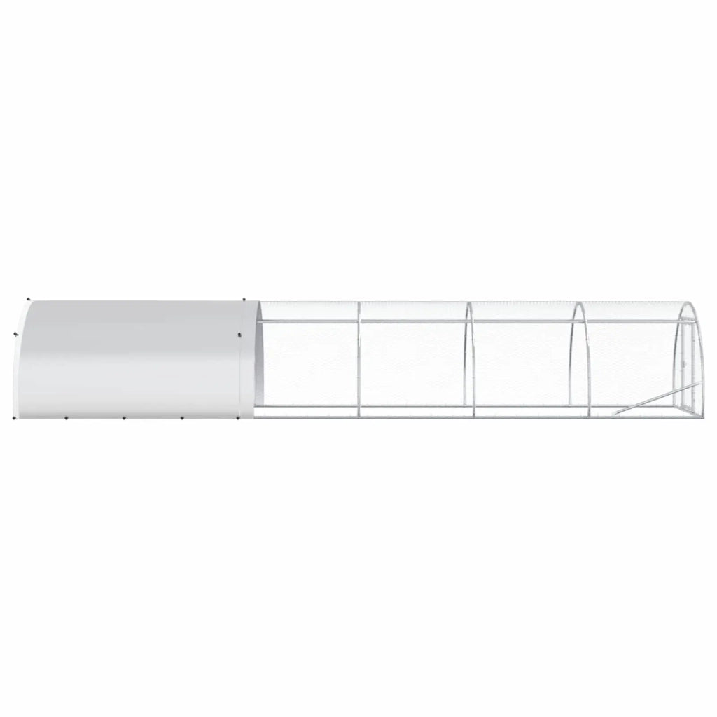Pollaio Argento 600 x 150 x 100 cm Acciaio zincato 3434667
