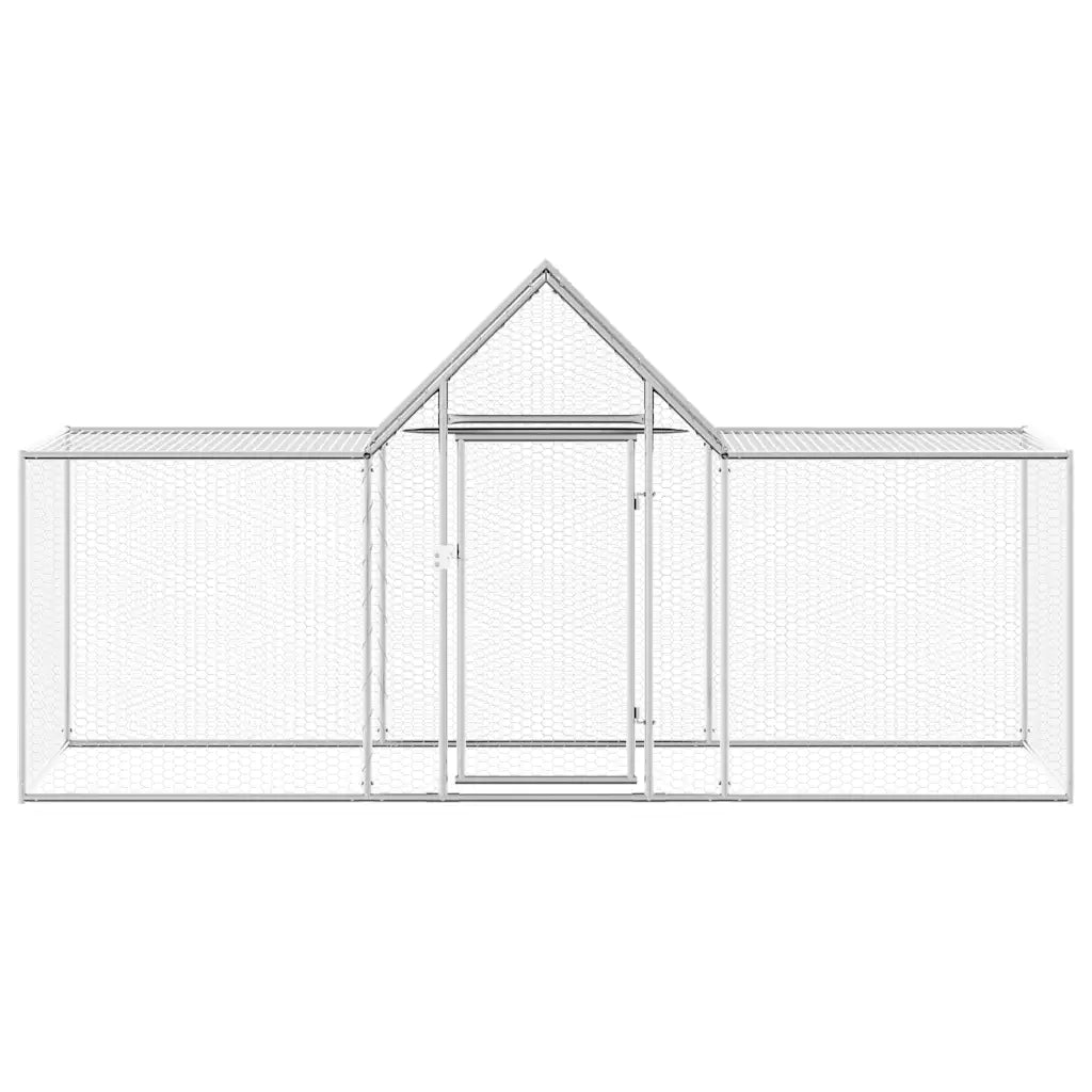 Pollaio 3x1x1,5 m in Acciaio Zincato CFW3230389