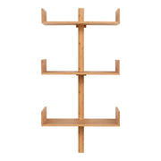 Mensola Villa, Marrone, Bamboo, 25x50x102 cm