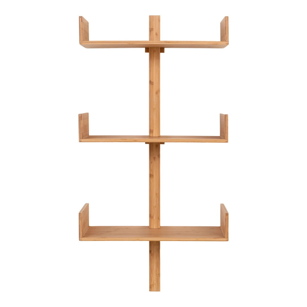 Mensola Villa, Marrone, Bamboo, 25x50x102 cm