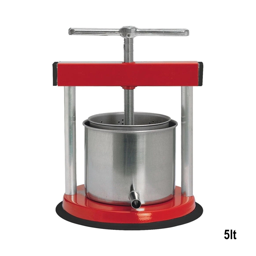 Torchietto Tommy in Acciaio 5 L – Pressa Manuale per Uso Domestico 00800
