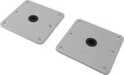 Base 7 x 7 pollici base in alluminio per sedile di barca - base di sedile di barca - connessione pin 3/4 pollici per piede