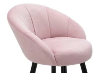 Sgabello Bar Prague Rosa cm 55X56X104