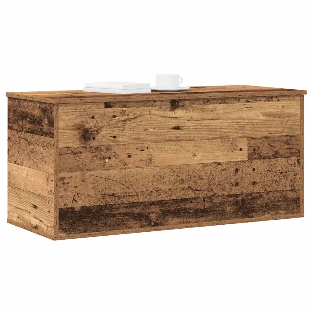 Scatola di Stoccaggio Legno vecchio 100 x 42 x 46 cm CFW7870000