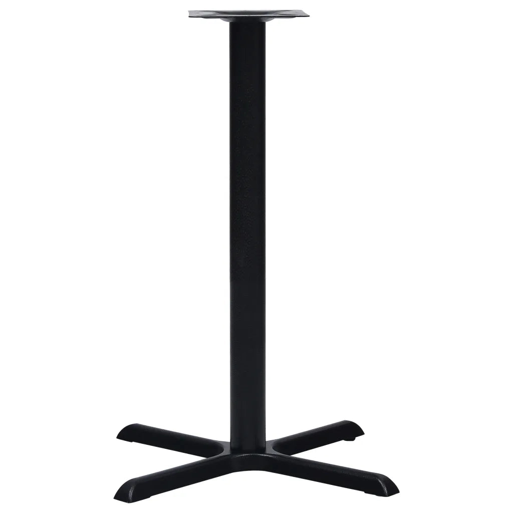 Gamba per Tavolino da Bar Nero 76x76x107cm in Ghisa