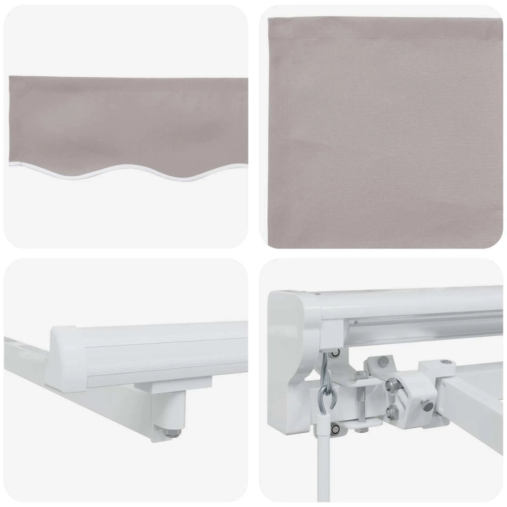 Tenda retrattile manuale Grigio Chiaro 3 x 2,5 m 3420226