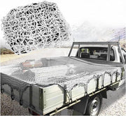 Impianto di traino elastico 2 x 3 metri - copertura carico con cavo in gomma - segnalazione angolo - trasportatore di bagaglio - superficie di carico di bagaglio.