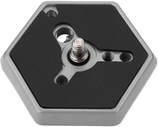 Piatto di connessione rapida a sei angoli - 1/4 viti - Sistema di sblocco RC0 - Sostituisce #3049 - Adatto per 3038/3039/3047/3055/3055S/3063 - Incluso 1 pezzo