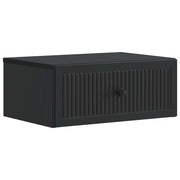 Armadio da Notte Nero 49 x 34,5 x 20 cm Legno ingegnerizzato