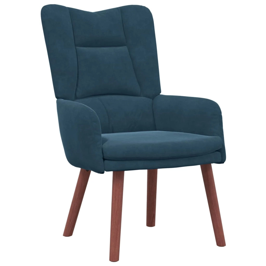 Poltrona-Divano Sedia Blu 63 x 67 x 94 cm Velluto 973299