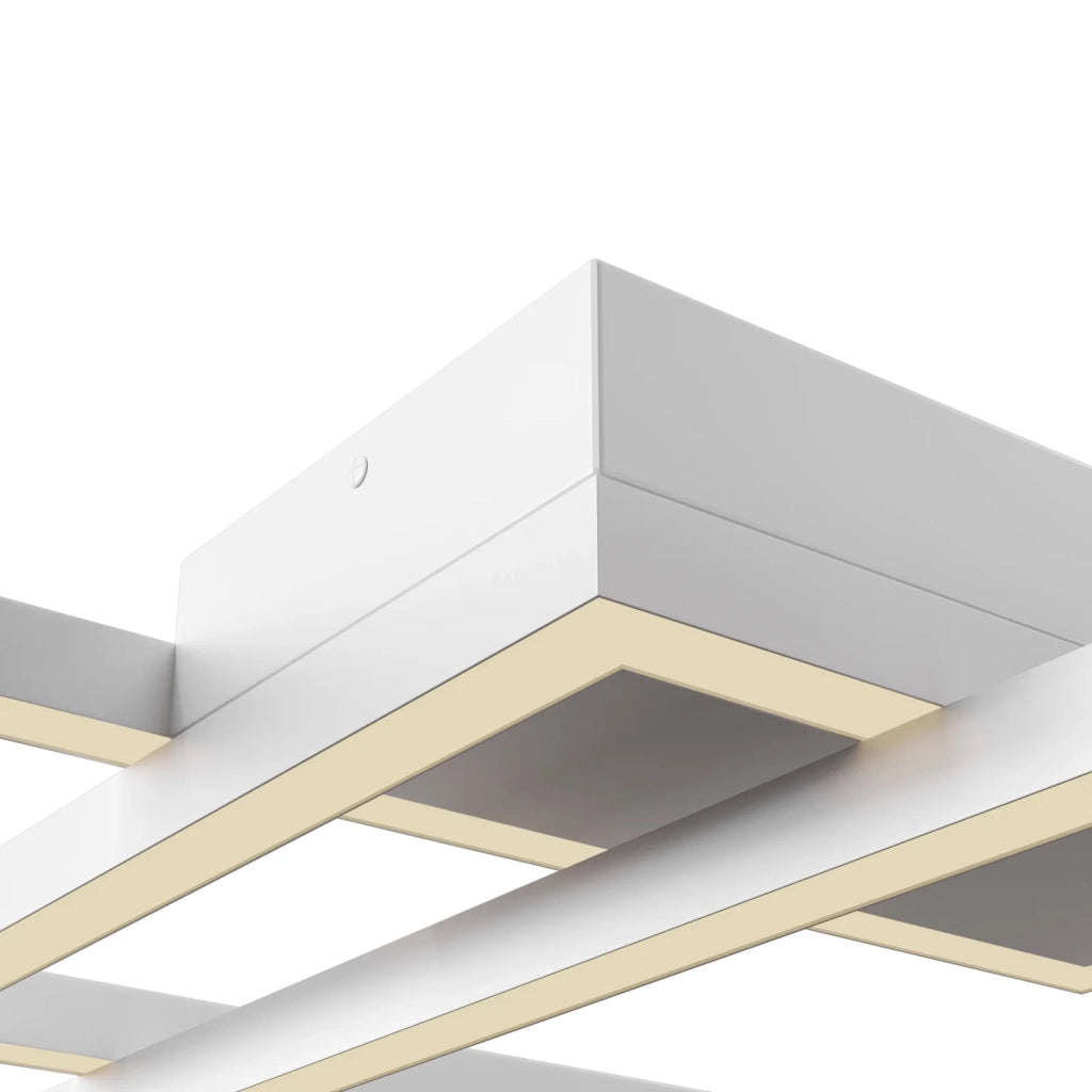 Maytoni Plafoniera moderna Rida 3 luci LED integrato bianco alluminio