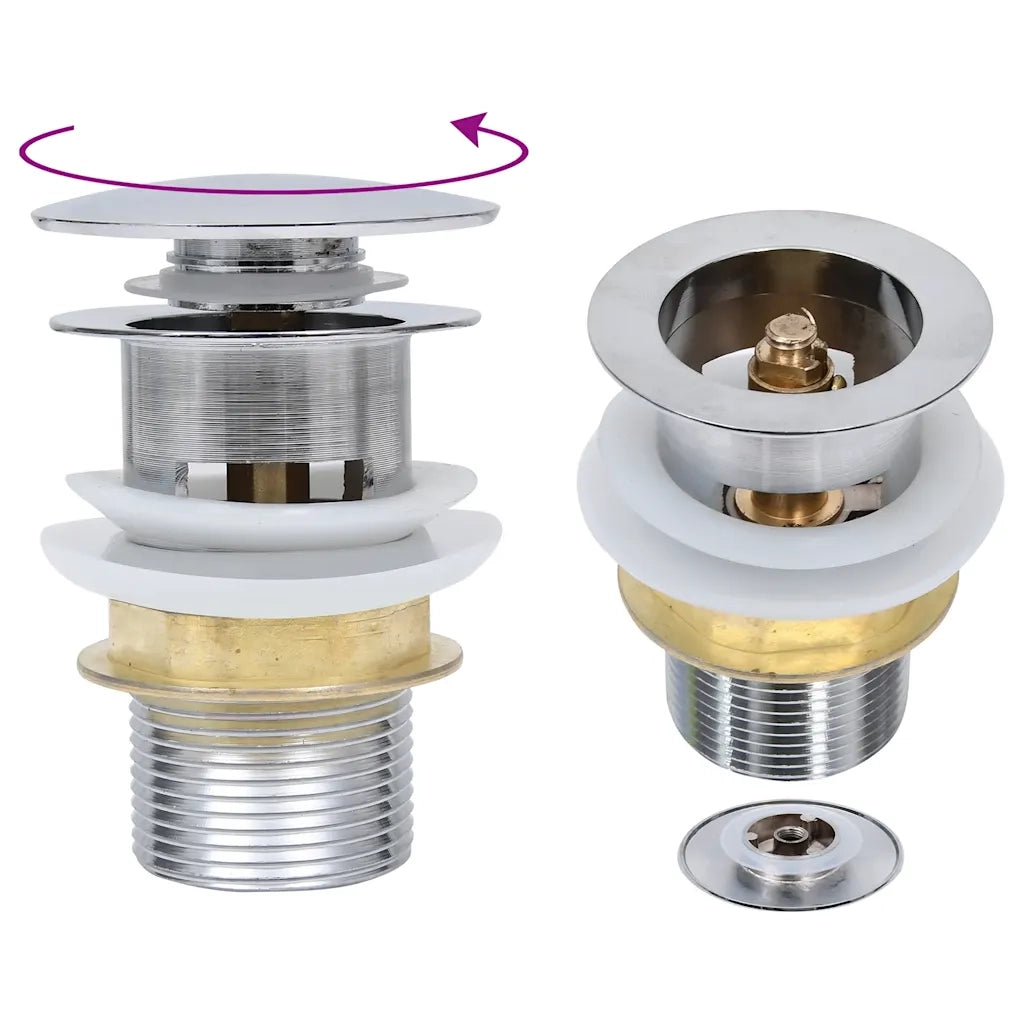 Lavandino con Rubinetto e Piletta Vetro Temperato Trasparente CFW9967080