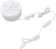 Mini Ultrasuoni per Lavatrice - Portatile e Connesso a USB - Effettiva Rimozione Macchie - Formato Compatto - Per Abbigliamento e Calze - Ideale per Viaggi