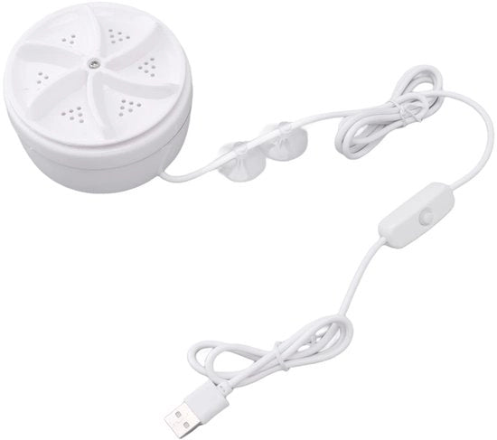 Mini Ultrasuoni per Lavatrice - Portatile e Connesso a USB - Effettiva Rimozione Macchie - Formato Compatto - Per Abbigliamento e Calze - Ideale per Viaggi