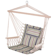Sedia da pranzo con braccioli ¨C zephmum ¨C Grigio, Tessuto, 100x106 cm