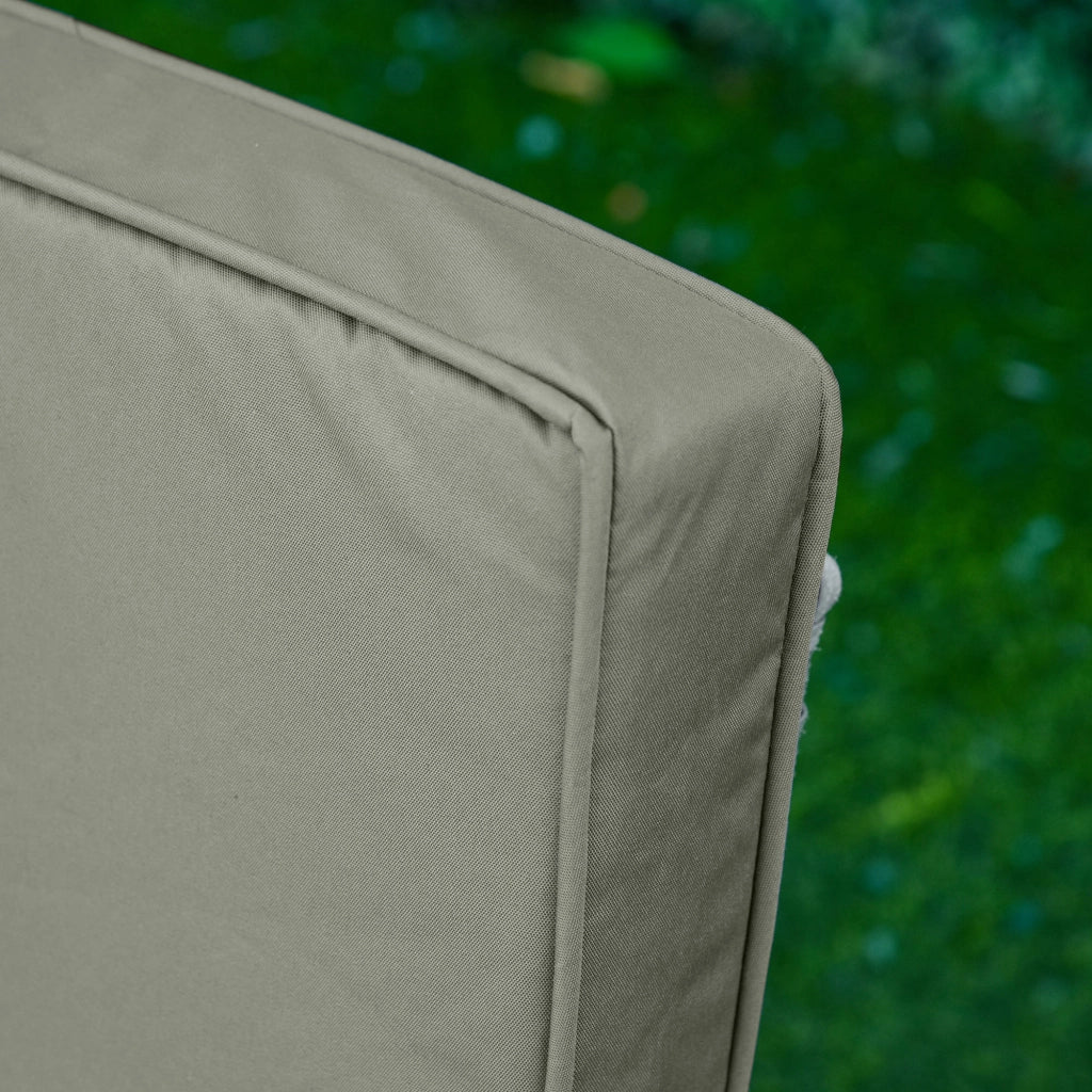 cuscini per sedili in 2 pezzi; cuscino per sedie 56 x 52 cm con cerniera; copriessutura in tessuto; copricuscino spesso 7 cm; grigio scuro lavabile