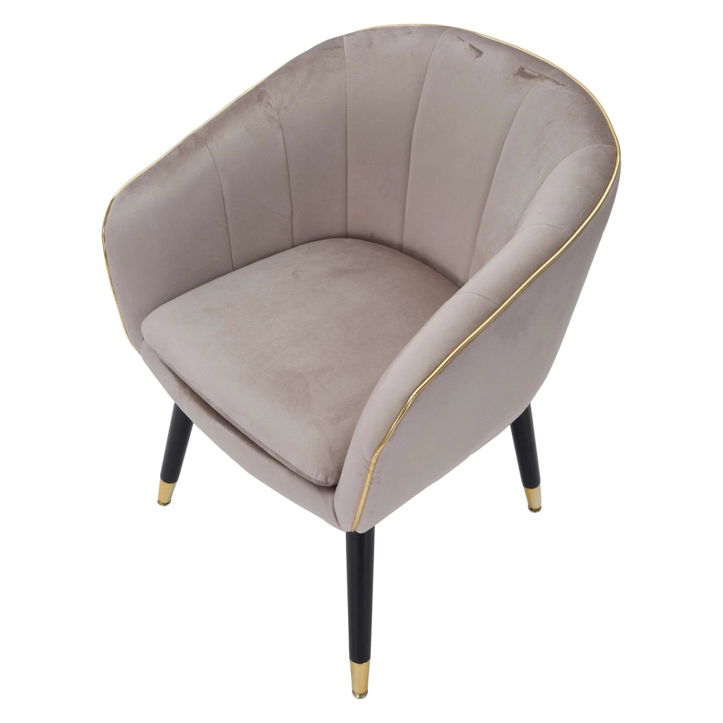 Poltroncina Cachi, Poltrona Braccioli, 62x58x78h cm Grigio