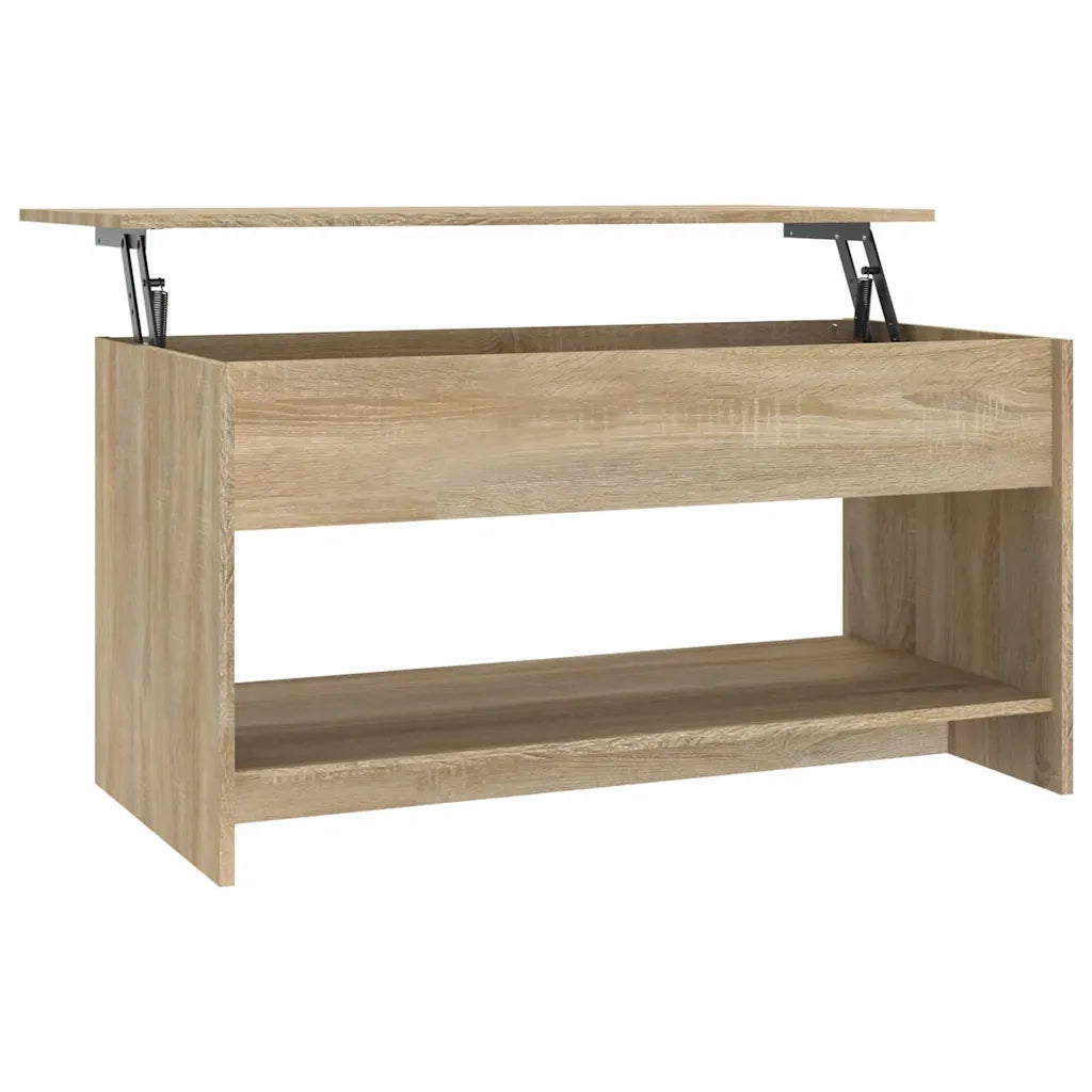 Tavolino salotto | Tavolino da caff¨¨ | Tavolino da Soggiorno Rovere Sonoma 102x50x52,5 cm Legno Multistrato