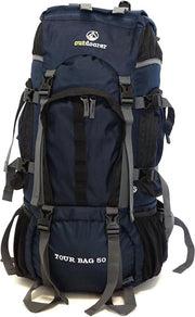 Zaino da trekking, robusto, adatto anche come bagaglio a mano in aereo.