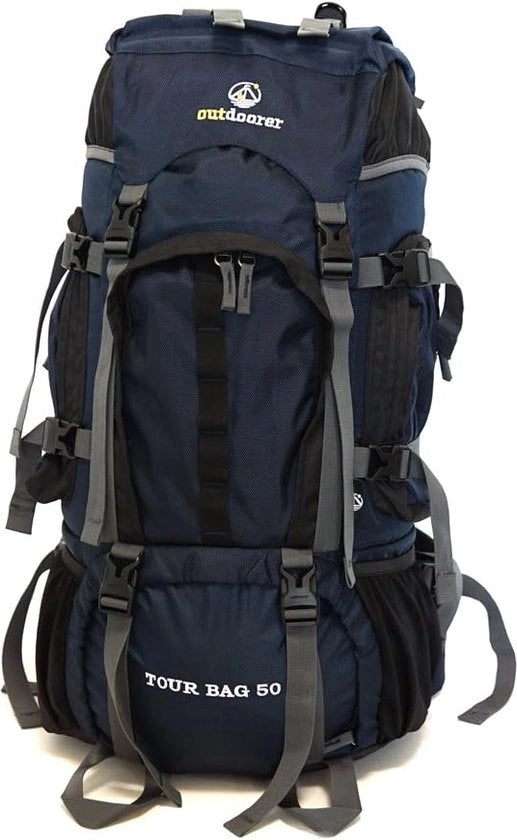 Zaino da trekking, robusto, adatto anche come bagaglio a mano in aereo.