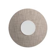 Solaris Applique da Parete Bianca con Paralume Avorio 12W 3000K CRI90 IP20 - Rossini Group, Illuminazione LED di Design per Interni