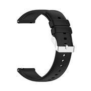 Cintura di fissaggio morbida in silicone, chiusura in acciaio inossidabile, scegli colore e larghezza 22 mm, cintura di fissaggio in gomma liscia