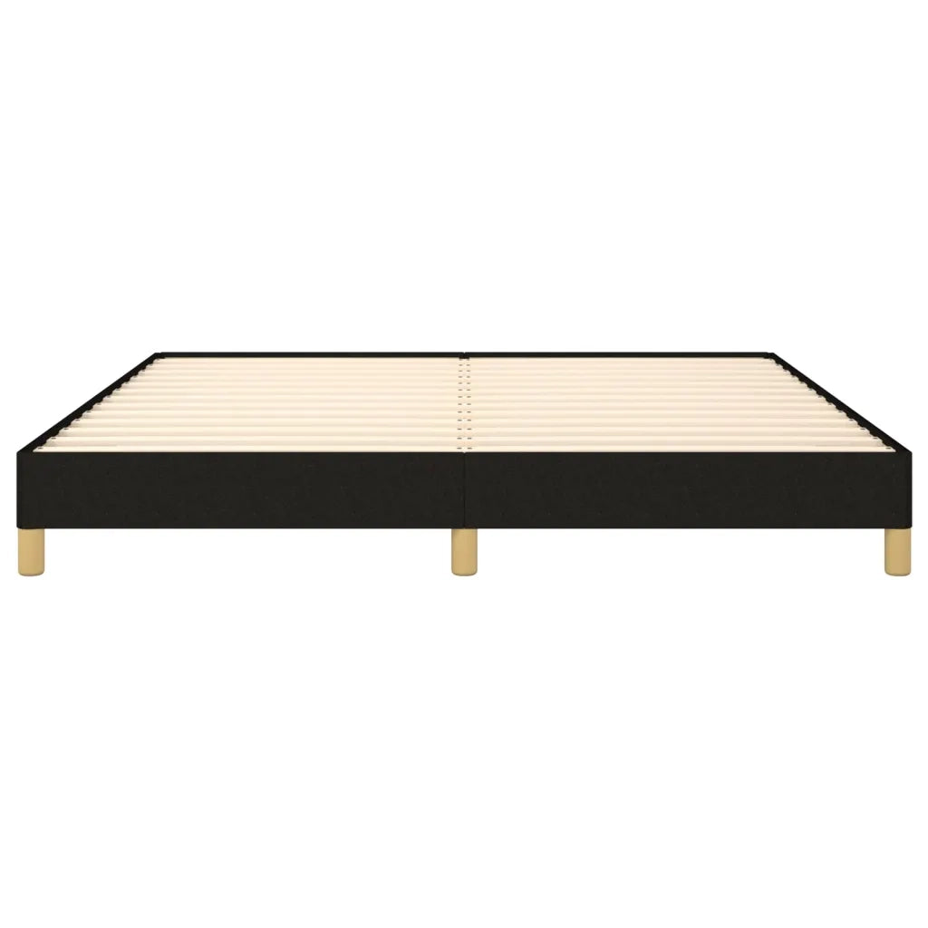 Giroletto senza Materasso-Struttura Letto Nero 180x200 cm in Tessuto 867126