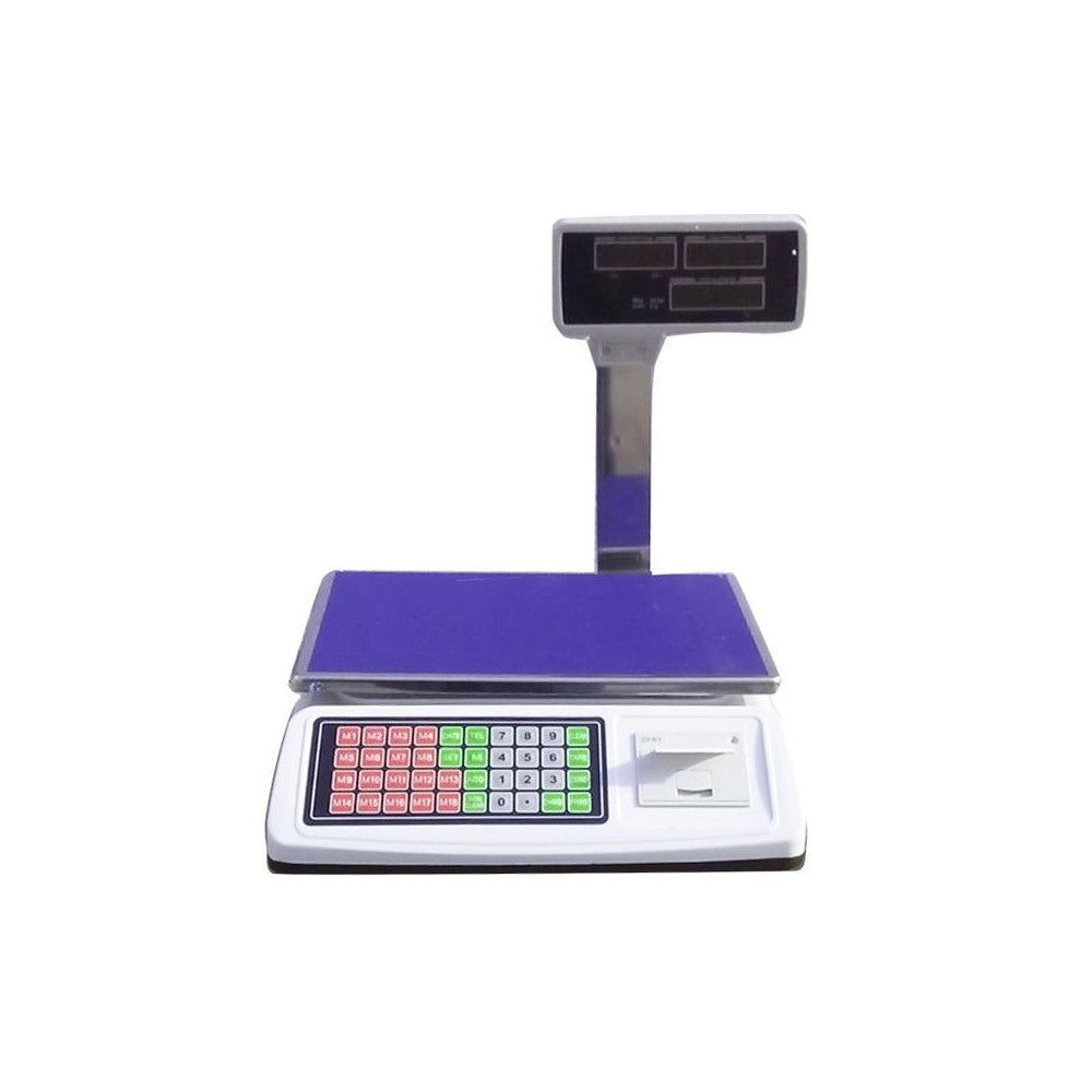 Trade Shop - Bilancia Professionale Da Banco Digitale Max 50kg 5 Gr Con Display Con Scontrino -