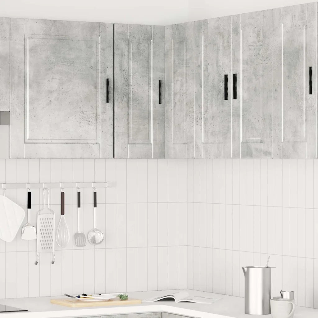 Pensile da Cucina ad Angolo Porto Grigio Cemento in Truciolato 854101