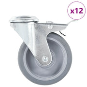 Ruote Girevoli con Foro per Bulloni 12 pz 100 mm cod mxl 63874